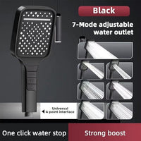 7 Modes Large Shower Head